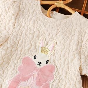 Toddler Girls Puff Sleeve Dress